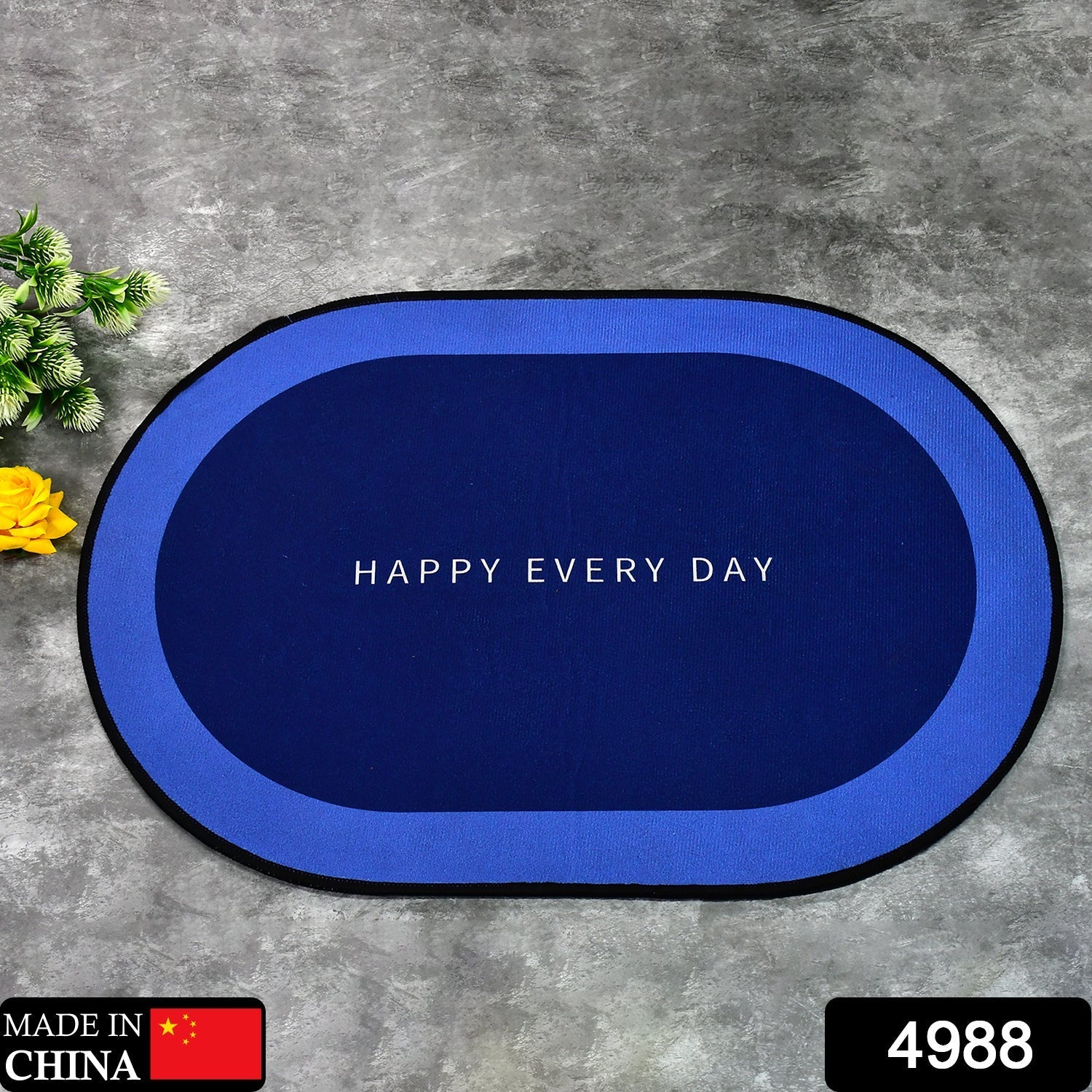 Slip-resistant bath mat with instant drying capability Slip-resistant bath mat with instant drying capability